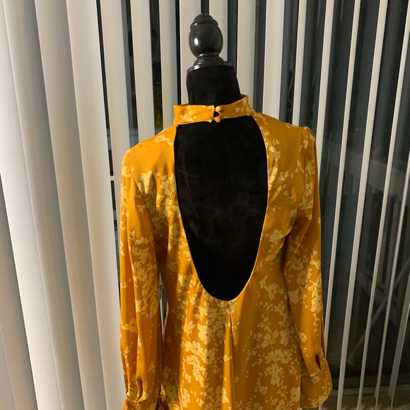 Free People Aries Printed Cutout Mini Dress - Picture 6 of 6